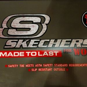 Men's Sketchers steel toe boots 10.5